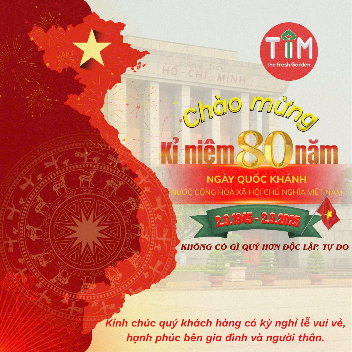 TỪNG BỪNG CHÀO MỪNG KỈ NIỆM 80 NĂM NGÀY QUỐC KHÁNH 2-9